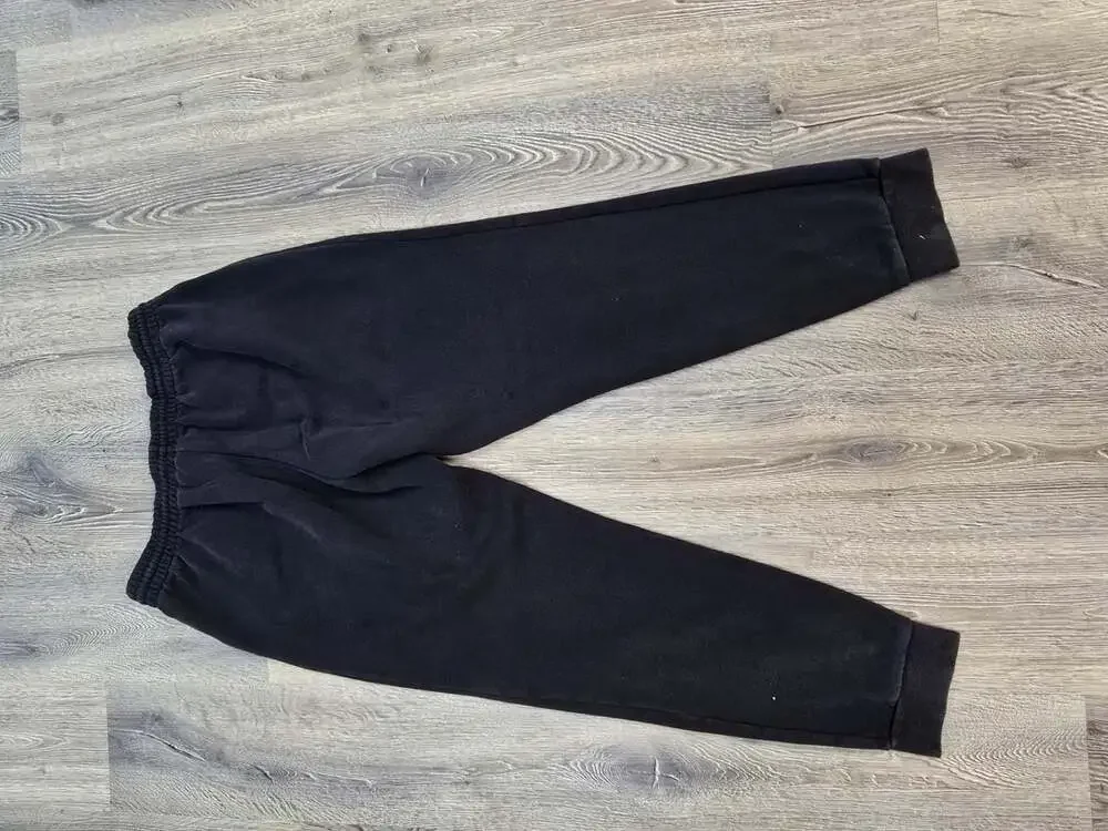 Adidas Originals Santiago Trefoil Embroidered Logo Sweatpants in Black